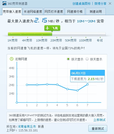 网通宽带10m怎么样?网通宽带10m网速慢怎么办 第3张 网通宽带10m怎么样?网通宽带10m网速慢怎么办 第3张