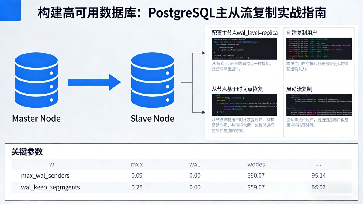 PostgreSQL主从复制折扣策略是什么? 第1张 PostgreSQL主从复制折扣策略是什么? 第1张