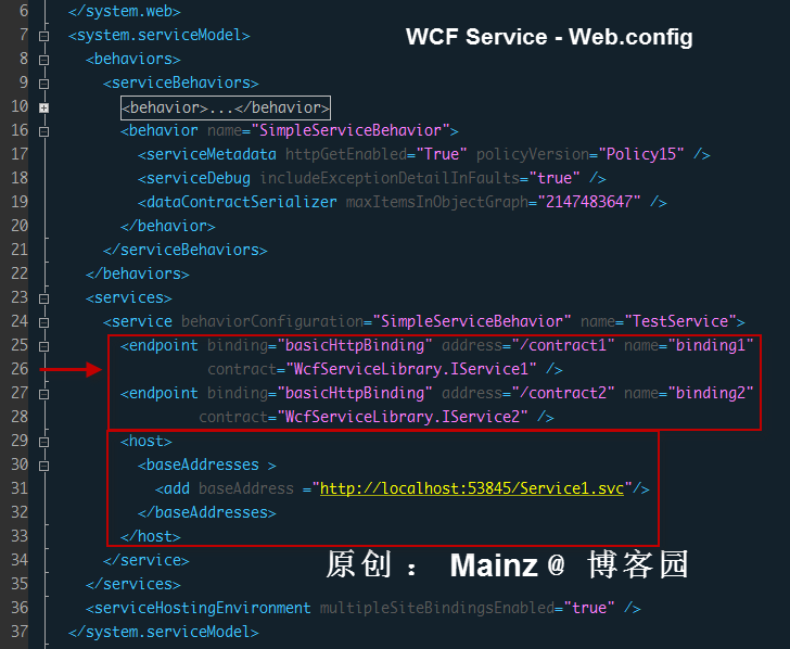 WCF服务配置文件中的endpoint和binding怎么配? 第2张 WCF服务配置文件中的endpoint和binding怎么配? 第2张