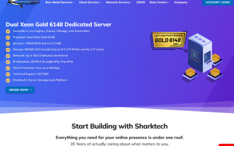 sharktech - 洛杉矶服务器,10Gbps带宽,不限流量,直降400美元 第2张 sharktech - 洛杉矶服务器,10Gbps带宽,不限流量,直降400美元 第2张