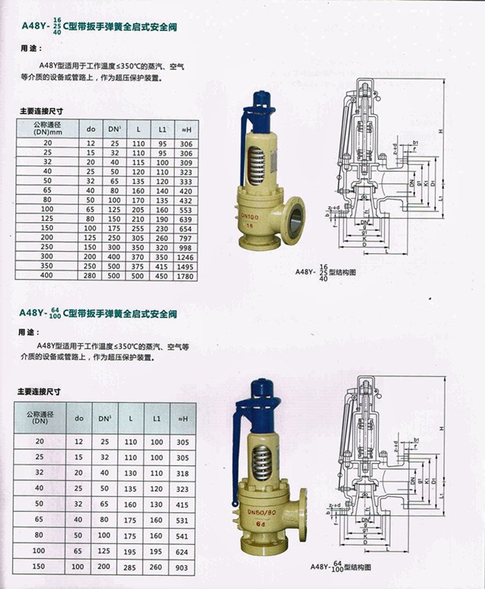 如何正确选用a48h-16c dn15型号的弹簧式安全阀? 第1张 如何正确选用a48h-16c dn15型号的弹簧式安全阀? 第1张