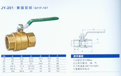 全铜球阀q11f-16cdn15的特点和适用场景是什么? 第3张 全铜球阀q11f-16cdn15的特点和适用场景是什么? 第3张