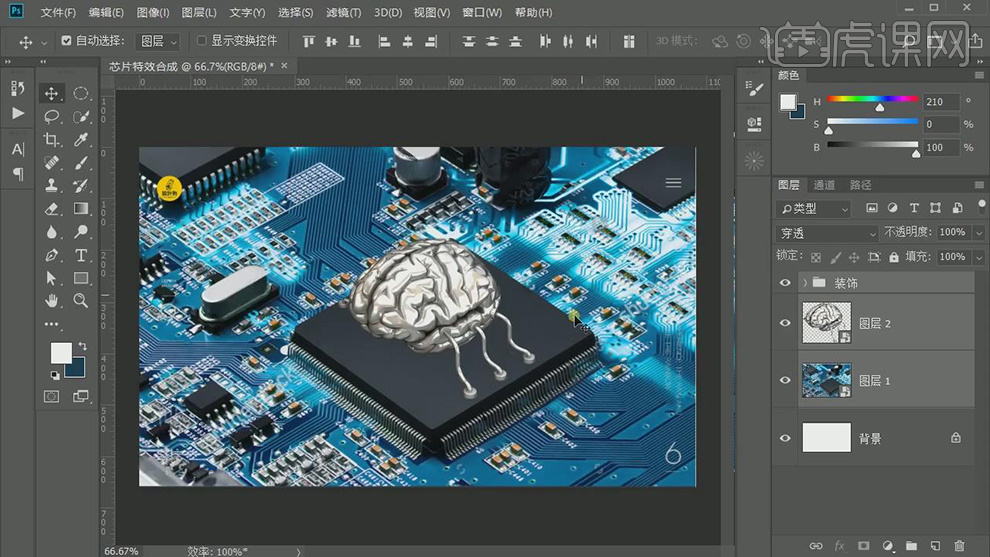 如何通过Photoshop高效制作专业级网络芯片设计图? 第1张 如何通过Photoshop高效制作专业级网络芯片设计图? 第1张