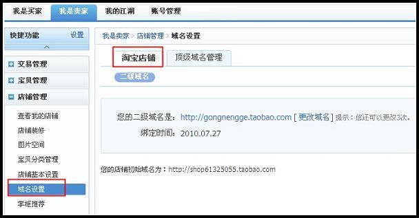 淘宝个性域名怎么设置?新手操作步骤与常见问题全解析 第3张 淘宝个性域名怎么设置?新手操作步骤与常见问题全解析 第3张