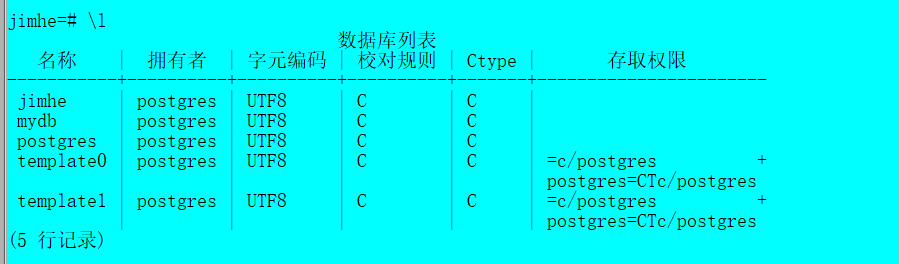 在PostgreSQL环境中,psql命令如何查询并显示所有数据库列表? 第2张 在PostgreSQL环境中,psql命令如何查询并显示所有数据库列表? 第2张