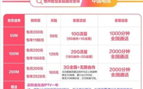 电信宽带套餐河南多少钱？河南电信宽带套餐资费及办理攻略 第2张