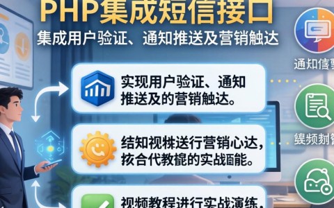 php短信接口视频怎么用,php短信接口配置教程 第1张 php短信接口视频怎么用,php短信接口配置教程 第1张