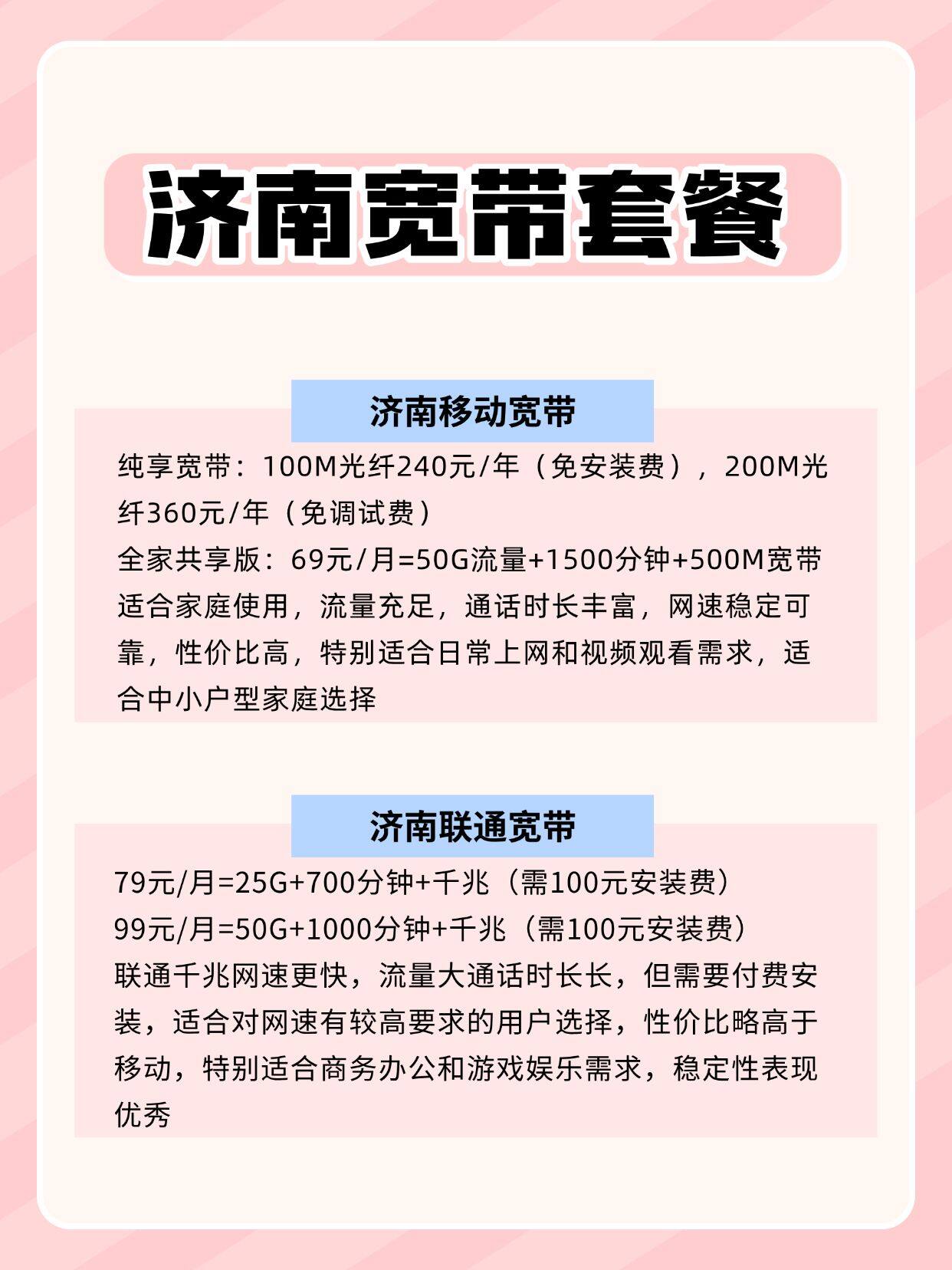 济南宽带光纤怎么装?济南宽带光纤价格及办理攻略 第2张 济南宽带光纤怎么装?济南宽带光纤价格及办理攻略 第2张