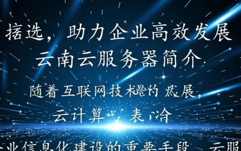 云南服务器玩,体验独特,为何人气不旺,原因何在? 第1张 云南服务器玩,体验独特,为何人气不旺,原因何在? 第1张