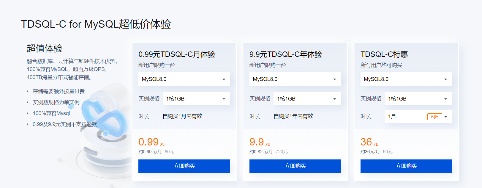 分布式数据库TDSQL促销活动 第3张 分布式数据库TDSQL促销活动 第3张