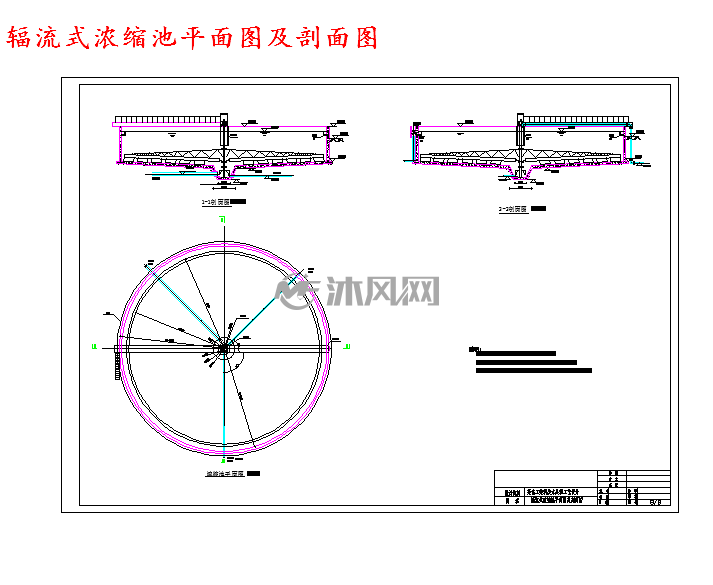 辐流式浓缩池计算简图,其原理与实际应用效果如何? 第3张 辐流式浓缩池计算简图,其原理与实际应用效果如何? 第3张
