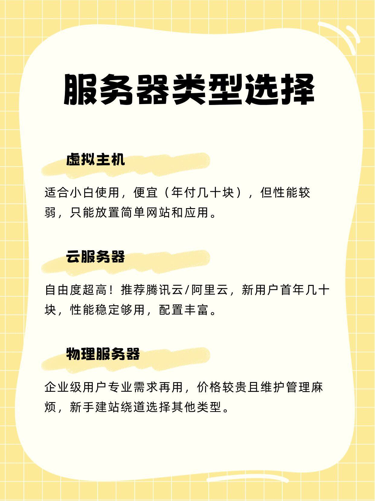 新手如何选服务器?搭建要花多少钱?配置怎么选? 第3张 新手如何选服务器?搭建要花多少钱?配置怎么选? 第3张