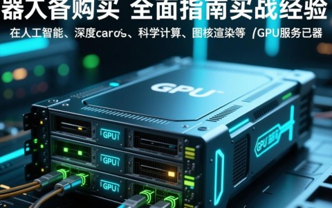 GPU高性能服务器怎么买？选购攻略、配置要点、购买渠道及注意事项全解析