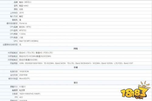 魅族note2配置参数详细盘点,这款老手机现在还值得入手吗? 第1张 魅族note2配置参数详细盘点,这款老手机现在还值得入手吗? 第1张