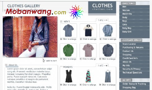 个性服装网站模板怎么做?服装网站模板制作 第2张 个性服装网站模板怎么做?服装网站模板制作 第2张