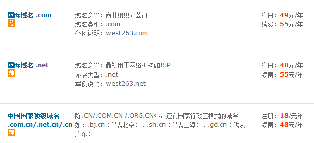 西部数码域名价格查询?官方渠道与报价详情解析 第1张 西部数码域名价格查询?官方渠道与报价详情解析 第1张