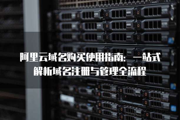 如何在阿里云设置二级域名?阿里云域名管理全攻略 第3张 如何在阿里云设置二级域名?阿里云域名管理全攻略 第3张