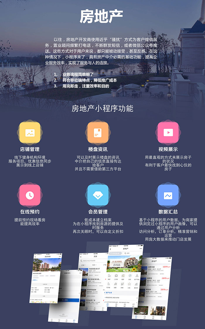 房地产小程序开发案例探讨,小程序在房地产行业的创新应用与挑战? 第2张 房地产小程序开发案例探讨,小程序在房地产行业的创新应用与挑战? 第2张