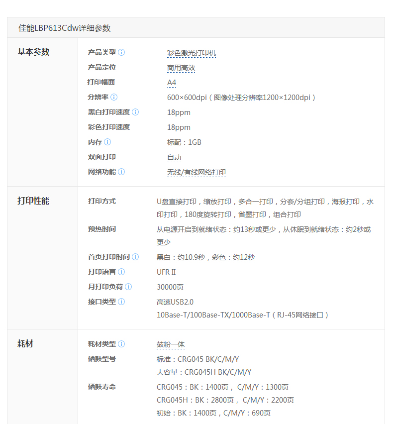 佳能lbp623cdn彩色激光打印机性能如何?是否值得购买? 第2张 佳能lbp623cdn彩色激光打印机性能如何?是否值得购买? 第2张