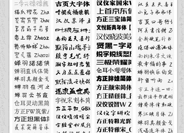 网站开发用什么字体,网页设计字体推荐免费商用? 第2张 网站开发用什么字体,网页设计字体推荐免费商用? 第2张