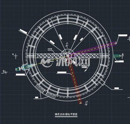 辐流式浓缩池计算草图,其设计原理及参数计算方法有何独特之处? 第1张 辐流式浓缩池计算草图,其设计原理及参数计算方法有何独特之处? 第1张