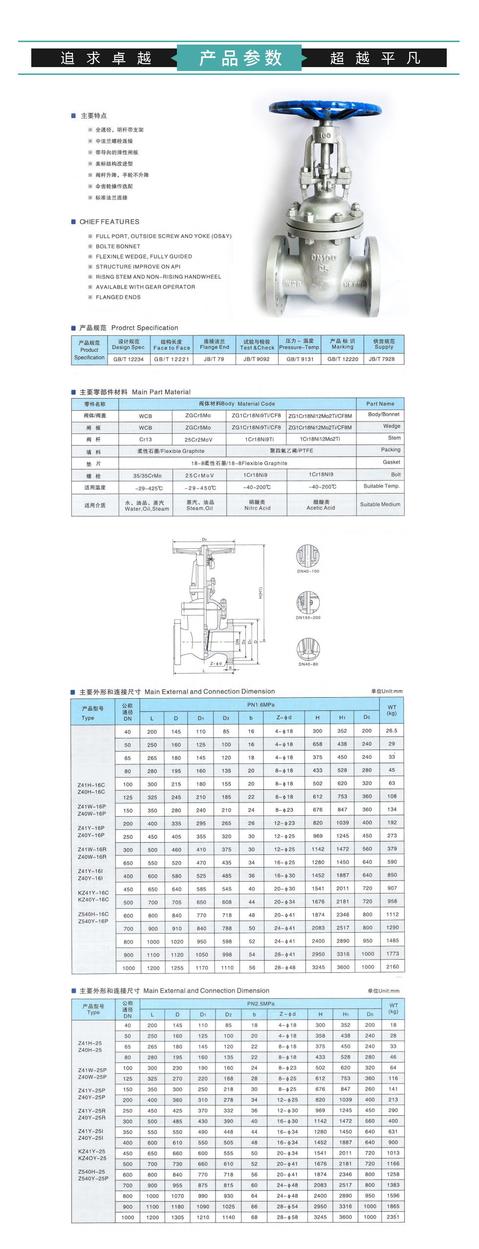 z41h16cdn100闸阀具体指代什么型号和规格? 第1张 z41h16cdn100闸阀具体指代什么型号和规格? 第1张
