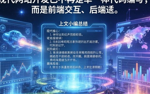 网站开发技术包括哪些？前端后端数据库核心技术有哪些