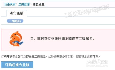 淘宝设置不了二级域名怎么办,淘宝二级域名设置方法 第3张 淘宝设置不了二级域名怎么办,淘宝二级域名设置方法 第3张