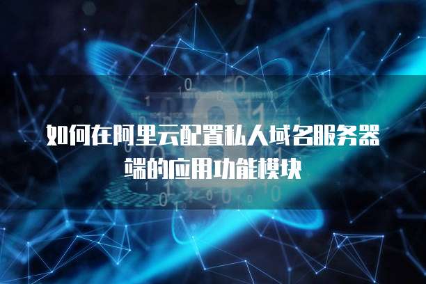 阿里云域名配置服务器怎么弄，域名解析服务器