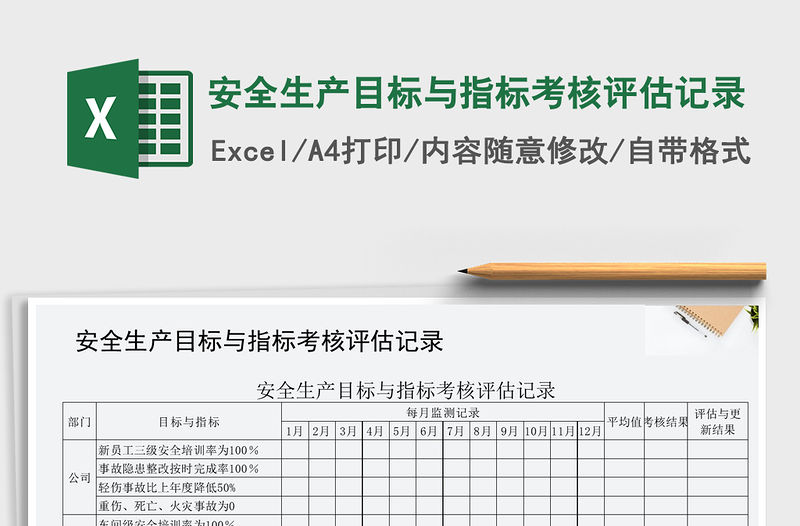 安全生产目标和指标完成监测表如何有效跟踪达标情况? 第1张 安全生产目标和指标完成监测表如何有效跟踪达标情况? 第1张