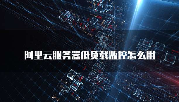 阿里服务器怎么用