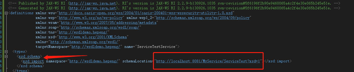 java怎么生成wsdl文件