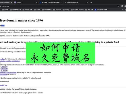 如何免费申请到永久有效的顶级域名? 第3张 如何免费申请到永久有效的顶级域名? 第3张