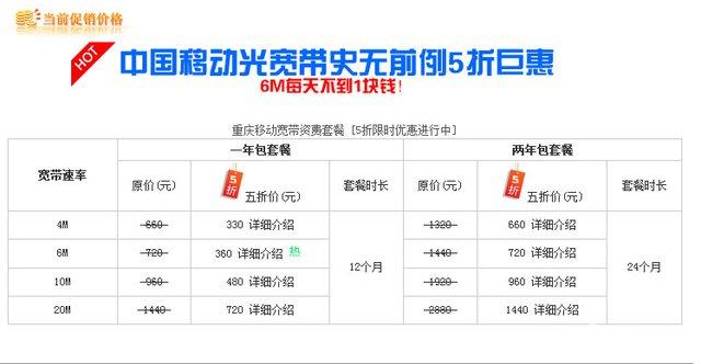 移动宽带4年多少钱?移动宽带包年价格及套餐费用全解析 第1张 移动宽带4年多少钱?移动宽带包年价格及套餐费用全解析 第1张