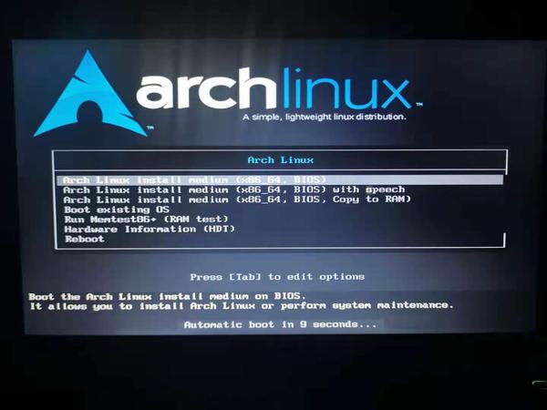 新手如何快速安装Arch Linux? 第3张 新手如何快速安装Arch Linux? 第3张
