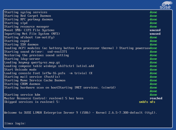如何检测Linux是否为SUSE 第1张 如何检测Linux是否为SUSE 第1张