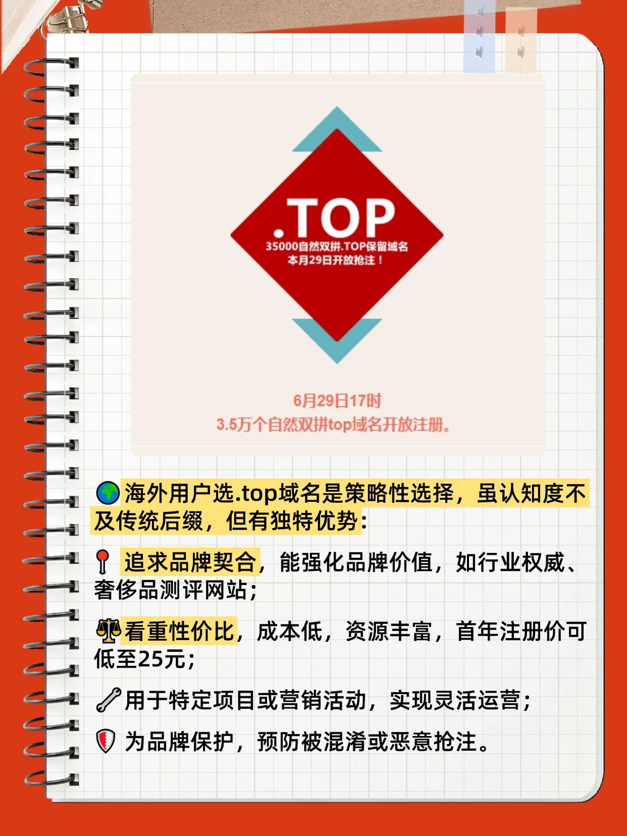 top域名是什么,top域名注册多少钱