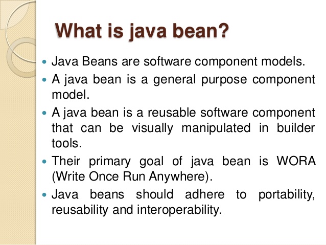怎么理解java bean 第2张 怎么理解java bean 第2张