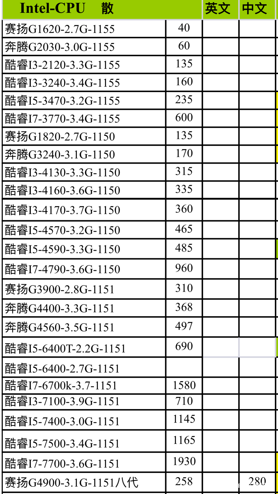 服务器cpu 报价 第3张 服务器cpu 报价 第3张