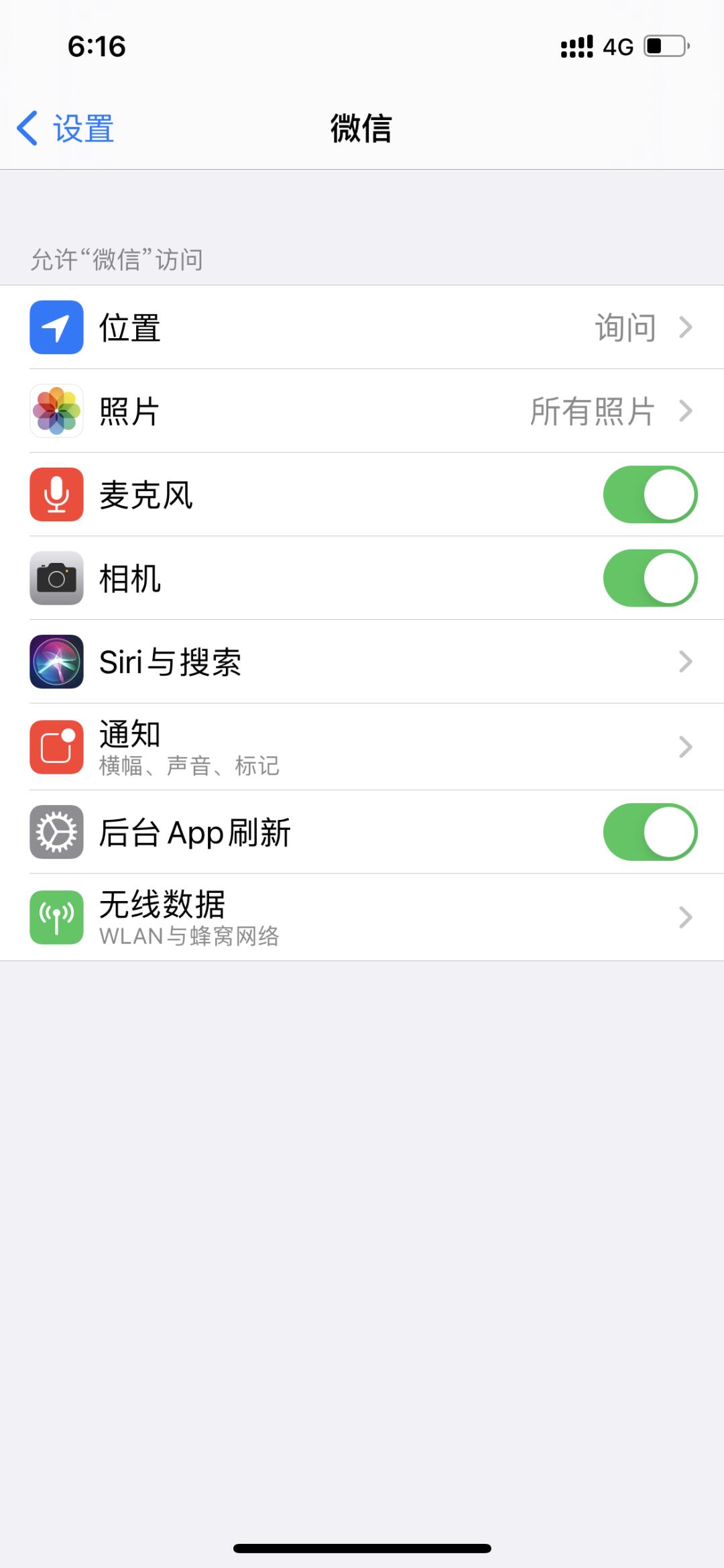 iPhone6微信无法开启相机权限 第1张 iPhone6微信无法开启相机权限 第1张
