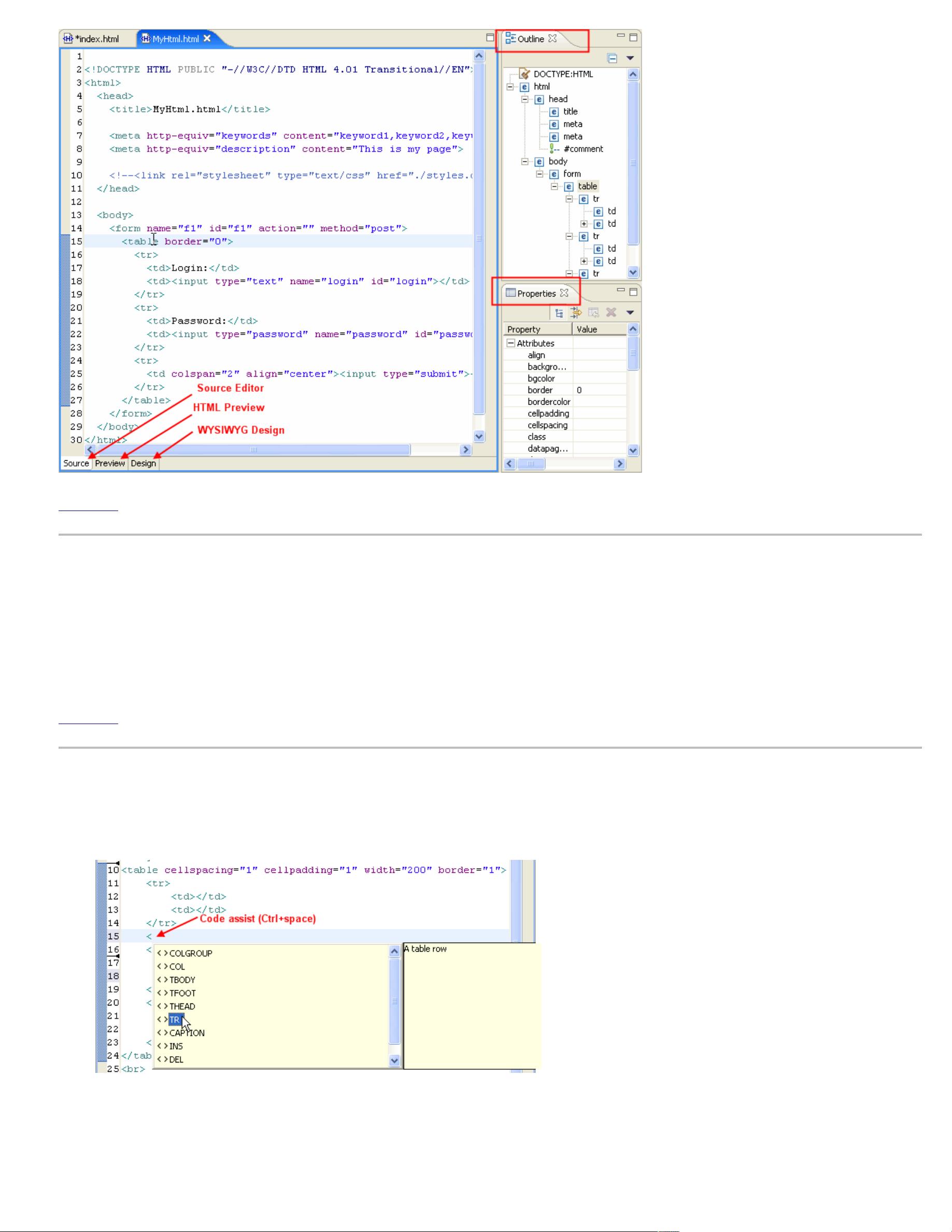 myeclipse如何编写html