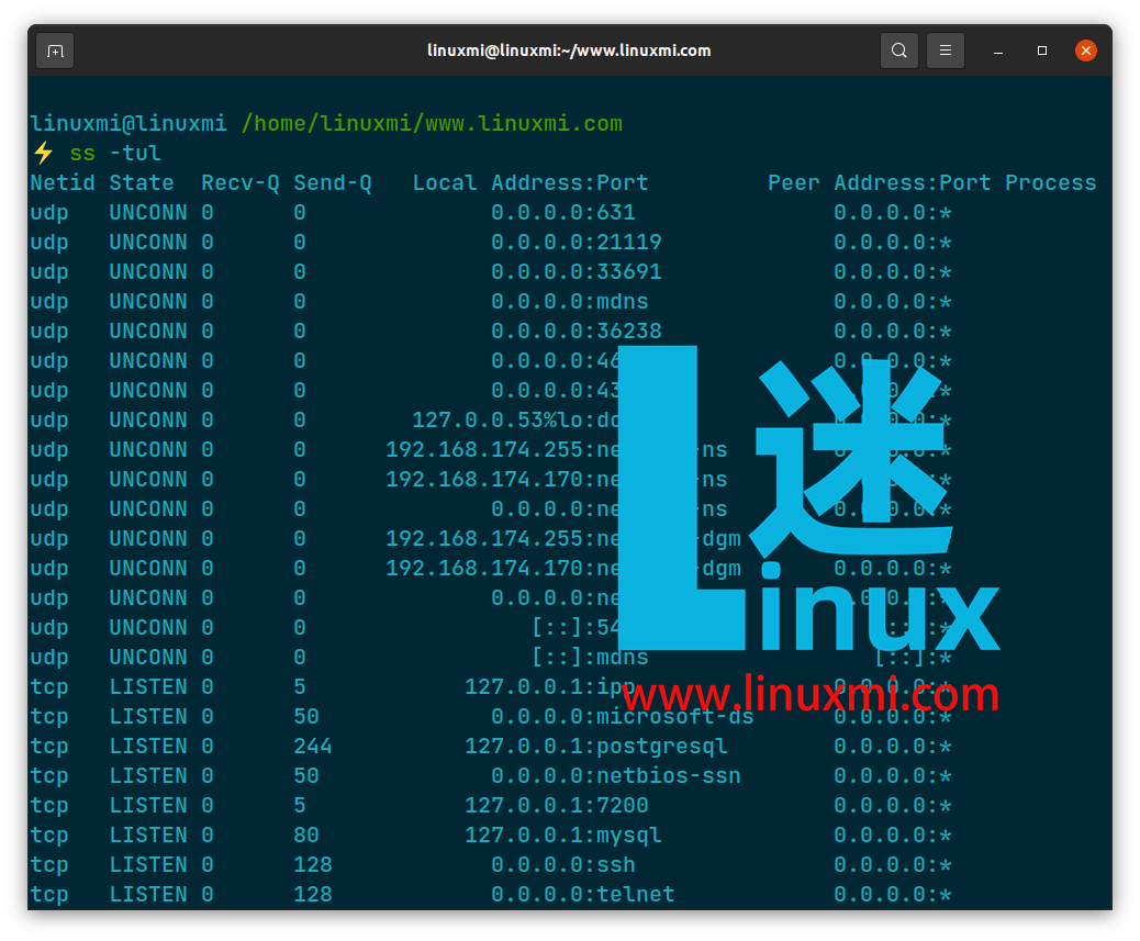 linux中如何查看远程端口 第1张 linux中如何查看远程端口 第1张