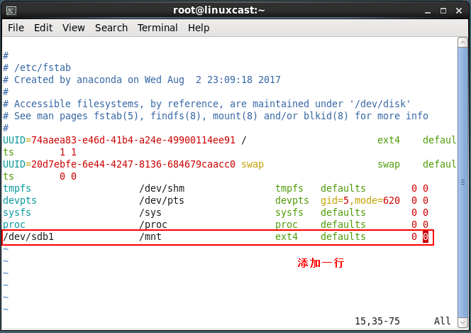linux文件系统如何以读写方式挂载
