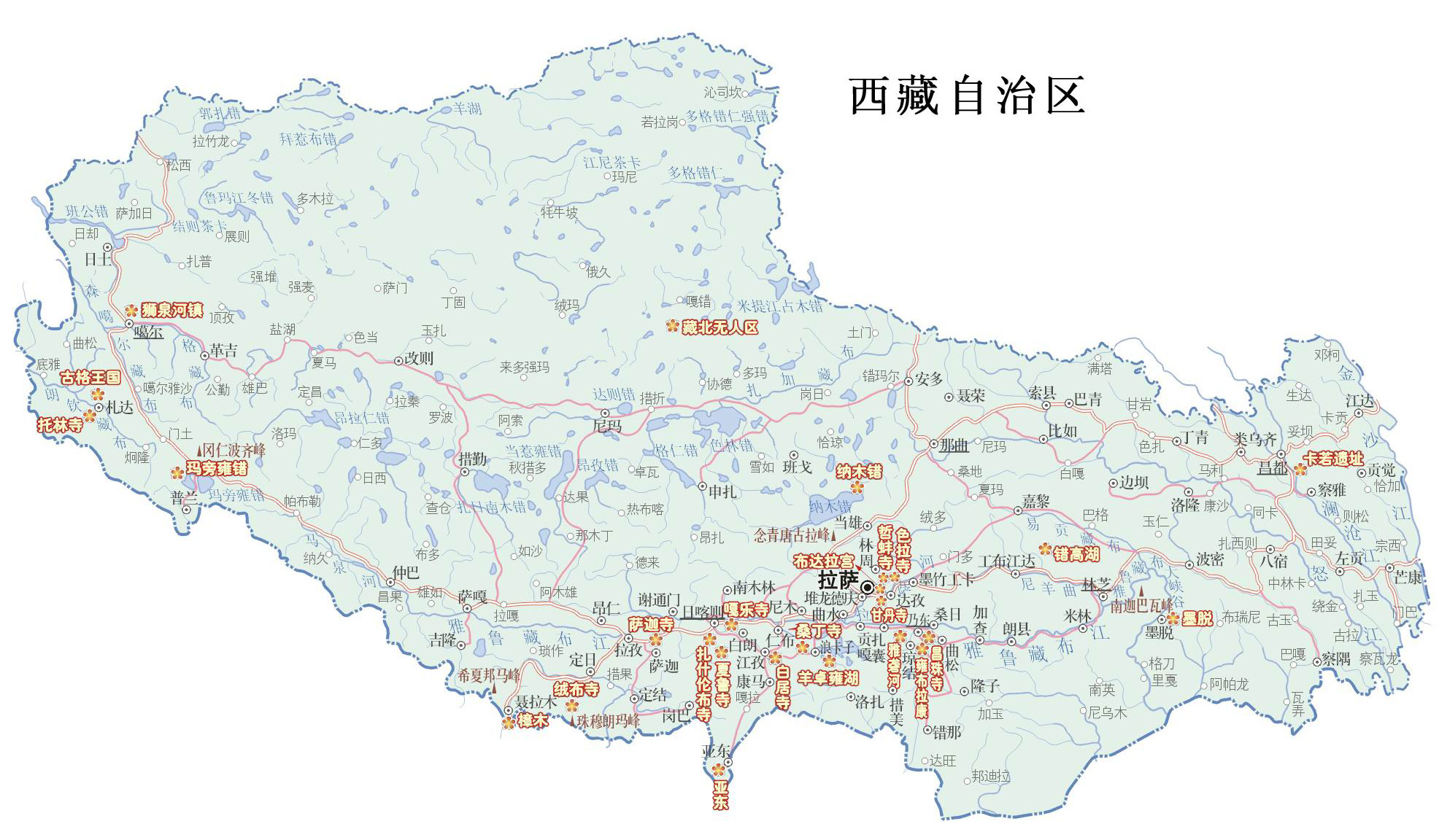 西藏有哪些国家级或省级保护区域名称? 第2张 西藏有哪些国家级或省级保护区域名称? 第2张