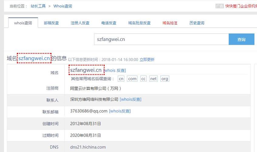 查询域名注册人信息的正确方法是什么?官方渠道、工具及操作步骤全解析 第1张 查询域名注册人信息的正确方法是什么?官方渠道、工具及操作步骤全解析 第1张