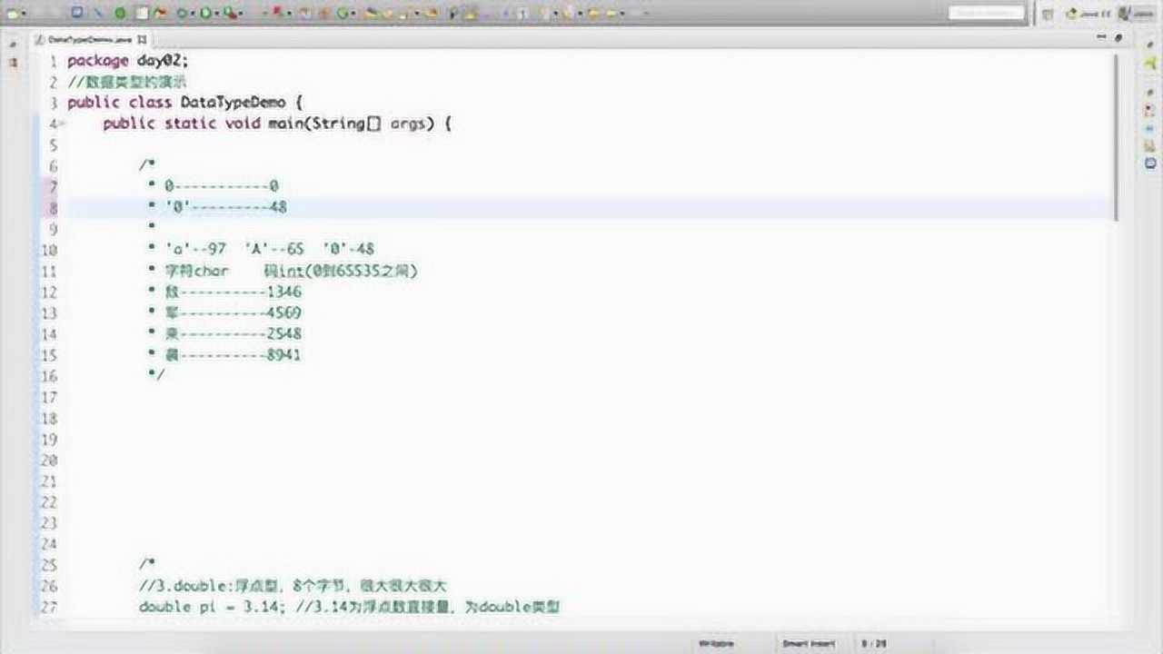 java char怎么写
