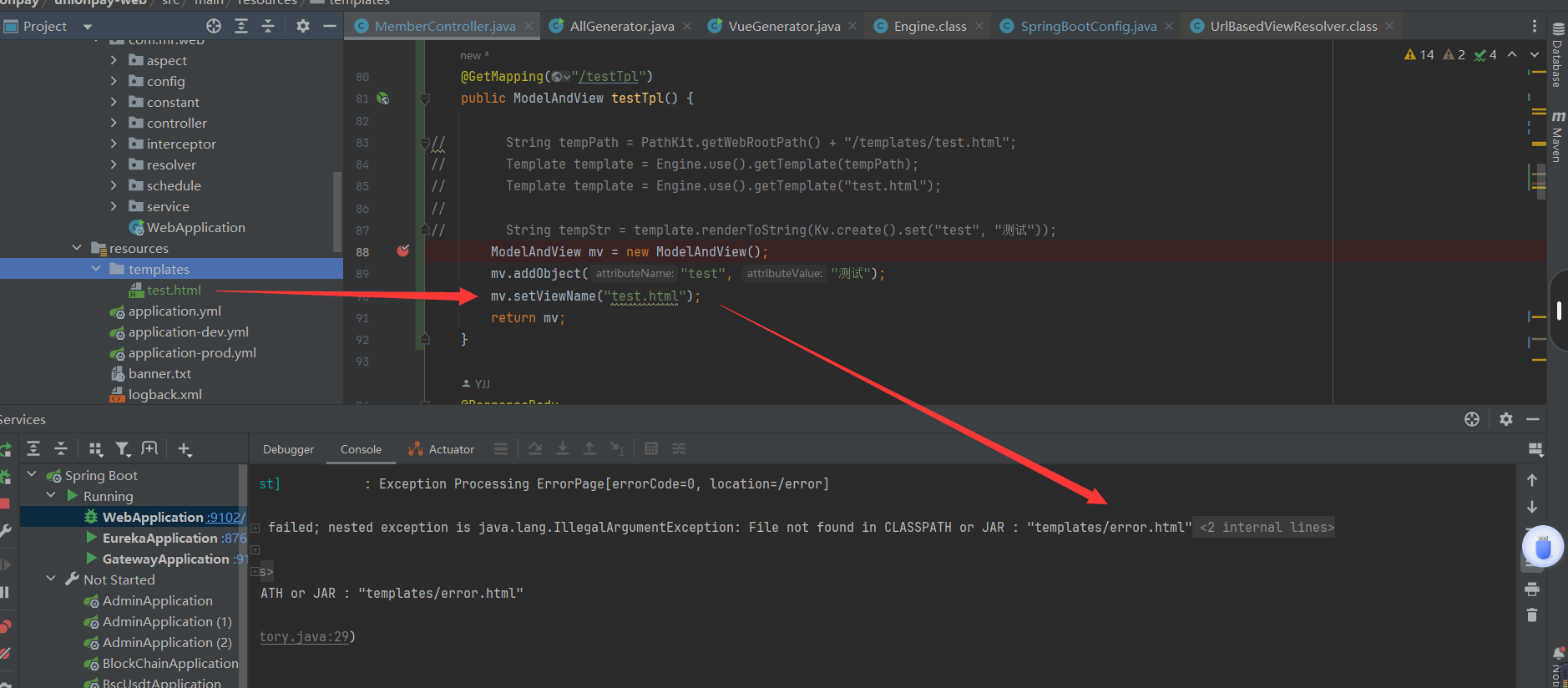 jfinal 如何访问html