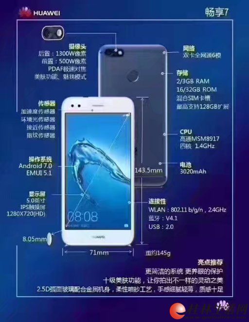 华为畅享7配置参数详解,华为畅享7手机多少钱 第3张 华为畅享7配置参数详解,华为畅享7手机多少钱 第3张