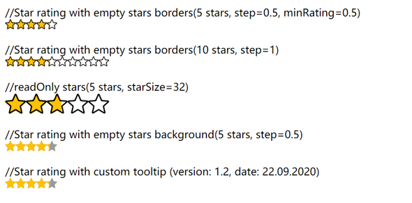 angularjs星星评分组件如何实现点击交互与数据绑定? 第1张 angularjs星星评分组件如何实现点击交互与数据绑定? 第1张