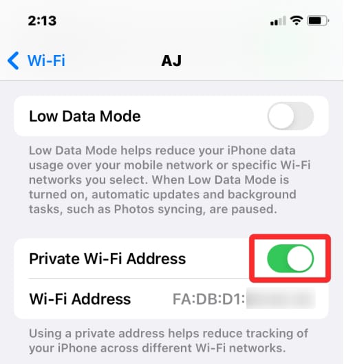 iPhone7的WiFi MAC地址如何查询?